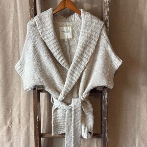 Abercrombie and Fitch wrap cardigan sweater warm & thick